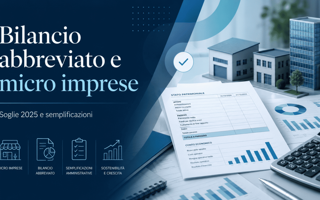 Bilancio abbreviato e micro imprese: soglie 2025 e deposito 2026