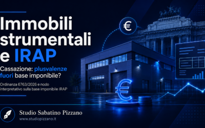 Plusvalenze immobili strumentali IRAP: Cassazione apre un caso