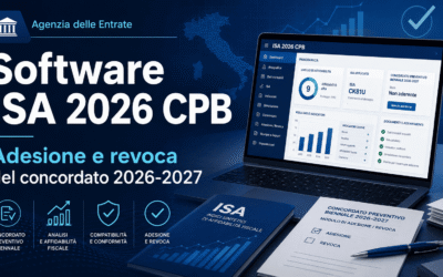 Software ISA 2026 CPB: adesione e revoca al concordato 2026-2027