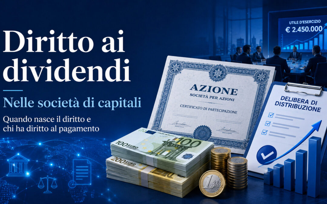 Diritto ai dividendi nelle società di capitali