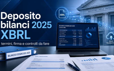 Deposito bilanci 2025 XBRL: termini, firma e controlli da fare