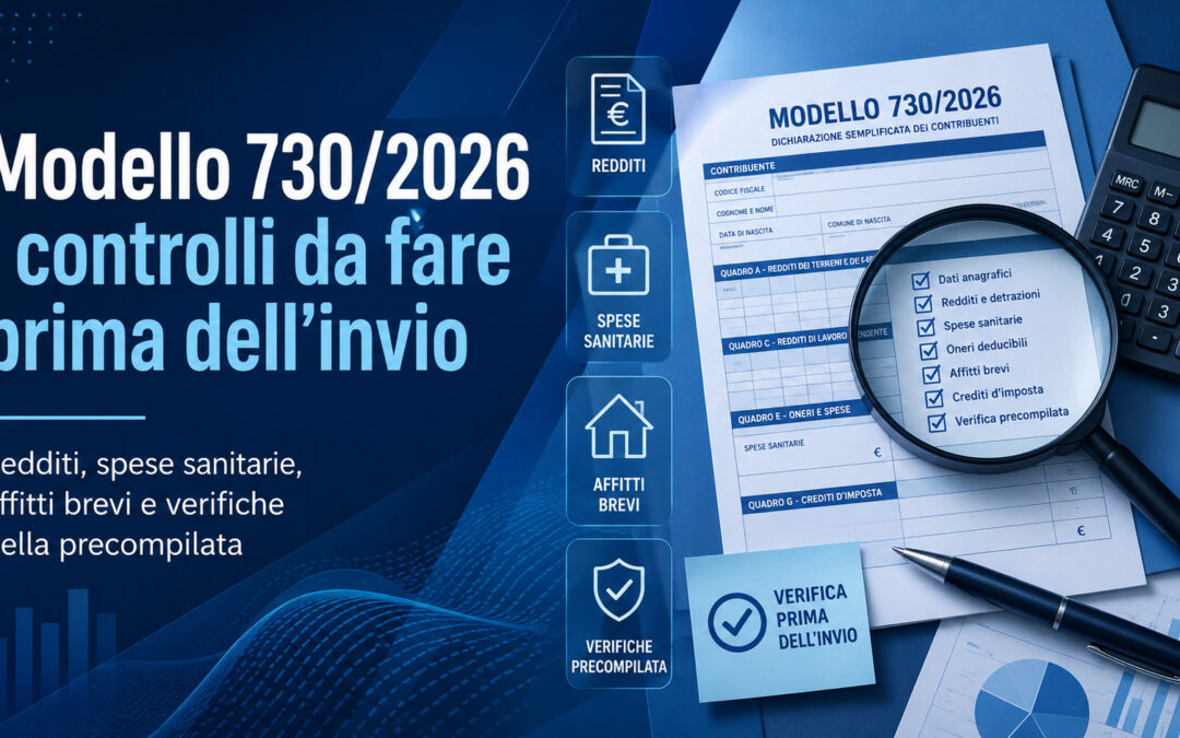 Modello 730/2026: i controlli da fare prima dell’invio