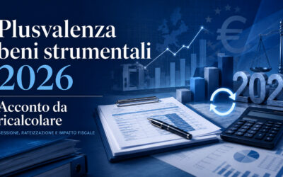 Plusvalenza beni strumentali: acconto imposta 2026 da ricalcolare