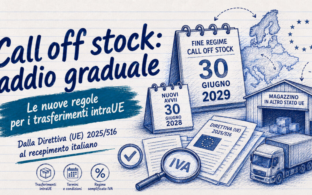 Regime call-off stock: addio graduale dal 2028 con OSS