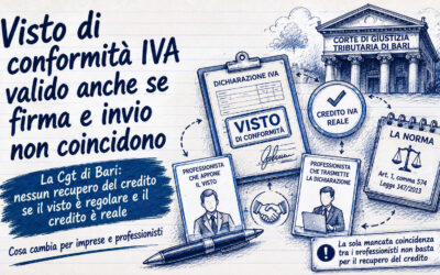 Visto di conformità IVA valido anche se firma e invio dichiarazione non coincidono