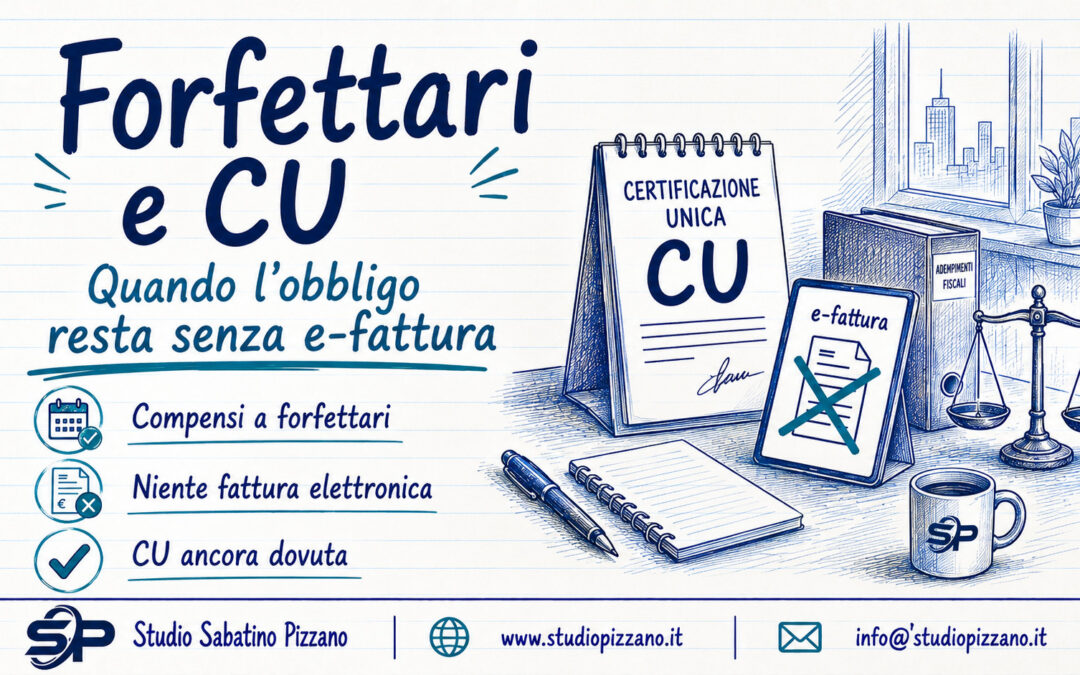 CU forfettari senza fattura elettronica: obbligo ancora vivo