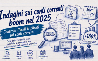 Indagini finanziarie sui conti correnti: controlli in forte crescita