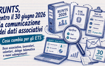 RUNTS, entro il 30 giugno 2026 la comunicazione dei dati associativi