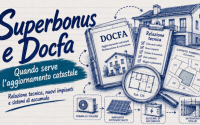 Docfa Superbonus, relazione tecnica completa sugli impianti
