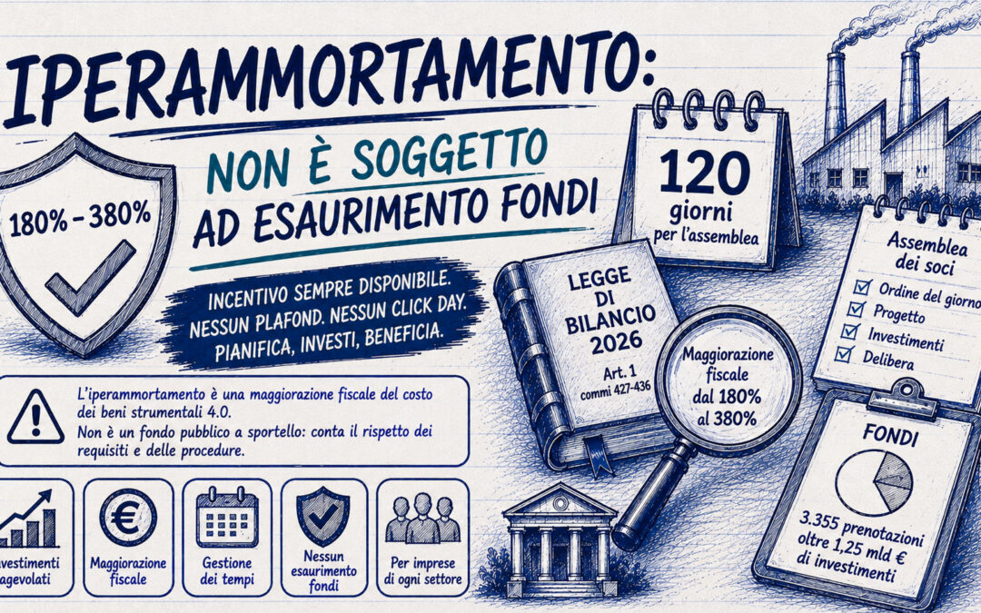 Iperammortamento 2026: nessun esaurimento fondi, ma occhio alle regole