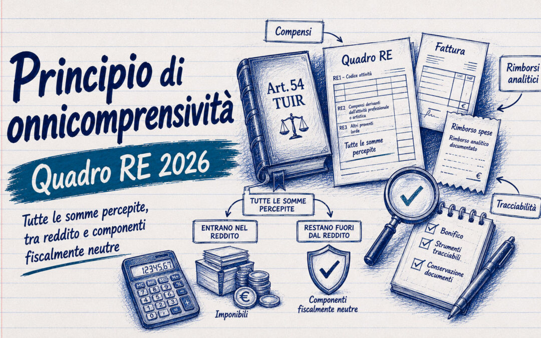 Principio di onnicomprensività: il nuovo reddito autonomo nel quadro RE