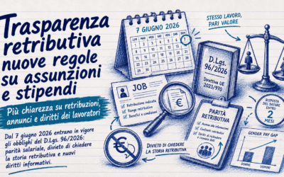 Studio Sabatino Pizzano 4 Trasparenza retributiva: nuove regole per assunzioni, stipendi e gestione del personale