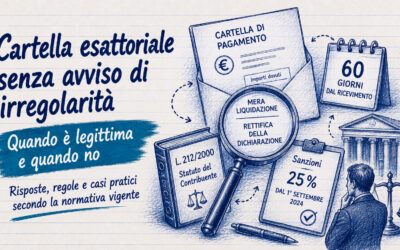 Cartella senza avviso bonario valida se nasce da liquidazione