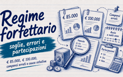 Accesso regime forfettario: soglie, errori e partecipazioni da controllare