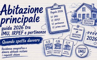 Studio Sabatino Pizzano 4 Abitazione principale: regole IMU, IRPEF e differenze con la prima casa