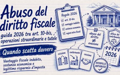 Abuso del diritto fiscale: quando il risparmio d’imposta diventa contestabile