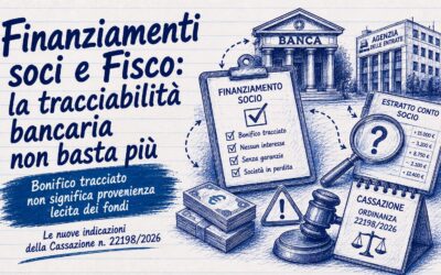 Finanziamenti soci e Fisco: la tracciabilità bancaria non basta più