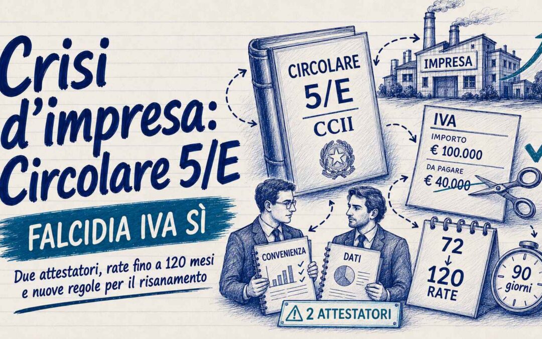 Circolare agenzia entrate crisi d’impresa: falcidia Iva sì, doppio attestatore no