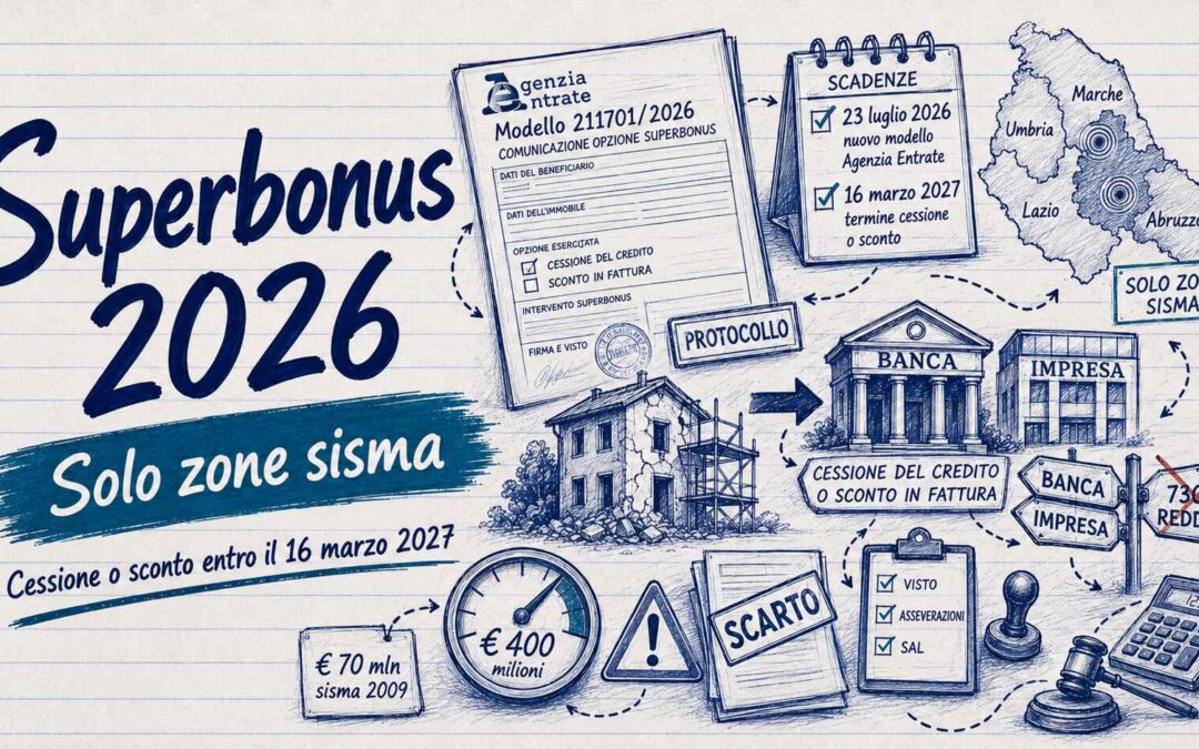 Comunicazioni superbonus 2026: cosa cambia dal 23 luglio