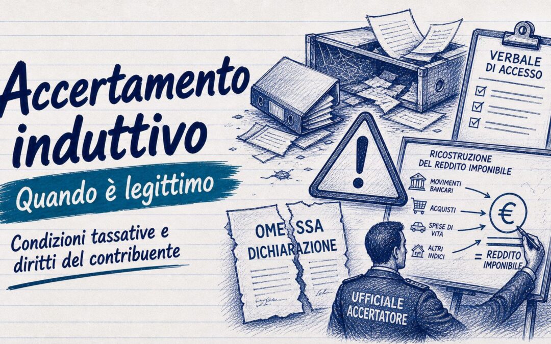 Accertamento induttivo: quando è legittimo e come funziona
