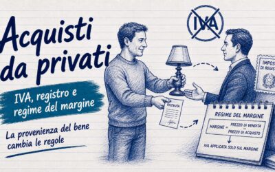 Acquisti da privati: regime IVA, registro e regime del margine