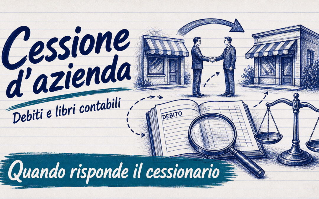 Cessione d’azienda: il cessionario risponde solo se il debito è iscritto
