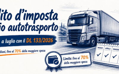 Credito d’imposta gasolio autotrasporto: estensione a luglio 2026, ma restano da definire le domande