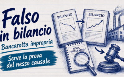 Falso in bilancio: la bancarotta impropria richiede il nesso causale