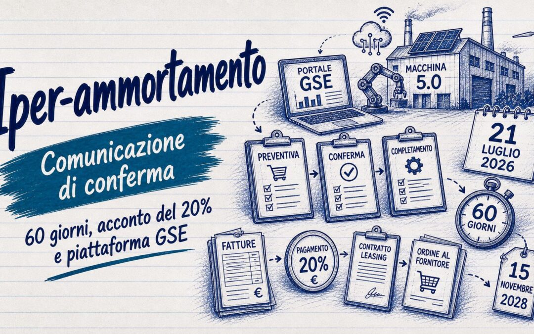 Al via le comunicazioni di conferma Iperammortamento