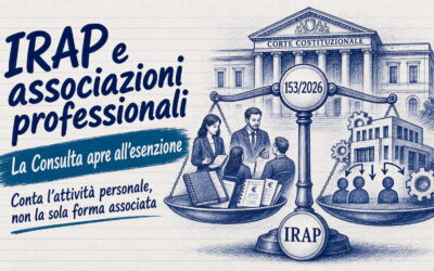 Irap associazioni professionali: la Consulta apre all’esenzione