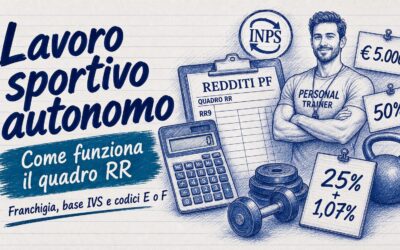 Lavoro sportivo autonomo quadro RR: come funziona