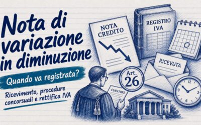 Nota di variazione in diminuzione ricevuta: il termine di registrazione