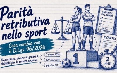 Trasparenza retributiva nello sport: cosa cambia con il D.Lgs. 96/2026