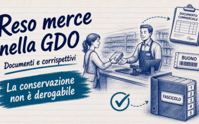 Reso merce nella GDO: la conservazione dei documenti non è derogabile
