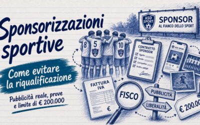 Sponsorizzazioni sportive dilettantistiche: come evitare la riqualificazione