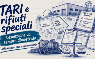 Esenzione Tari sui rifiuti speciali: senza dichiarazione niente sconto