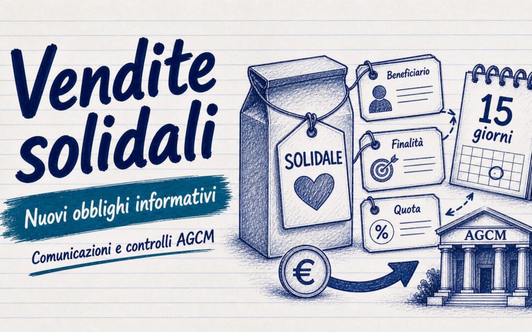 Vendite solidali: nuovi obblighi informativi e controlli AGCM