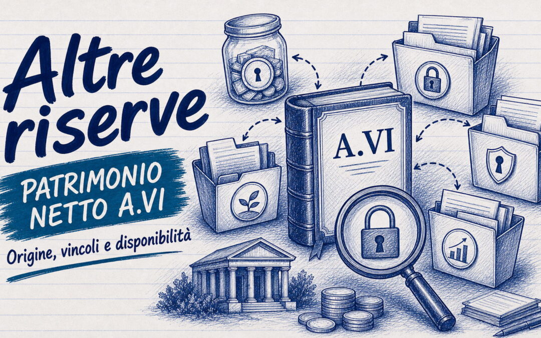 Altre riserve nel patrimonio netto: tipologie, vincoli e novità