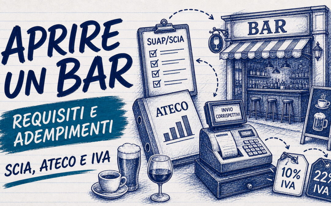 Come avviare attività Bar, pub ed enoteche: requisiti, adempimenti e IVA per aprire l’attività