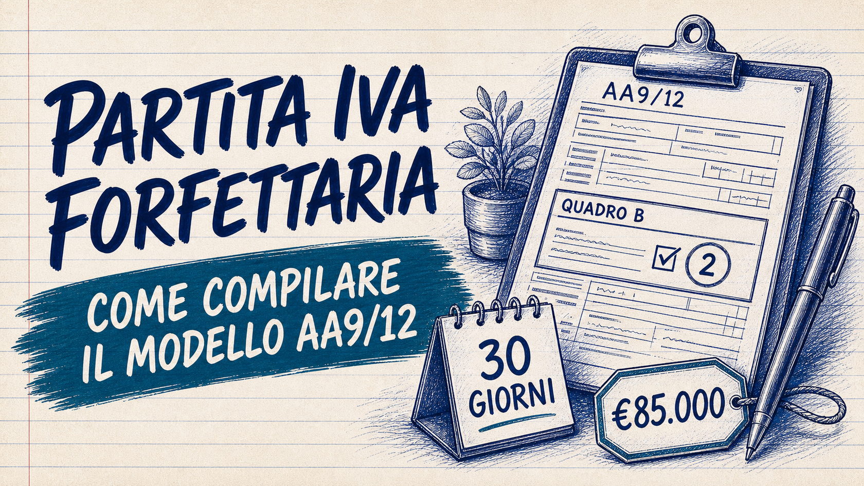 Apertura della partita IVA in regime forfettario: come compilare il modello AA9/12