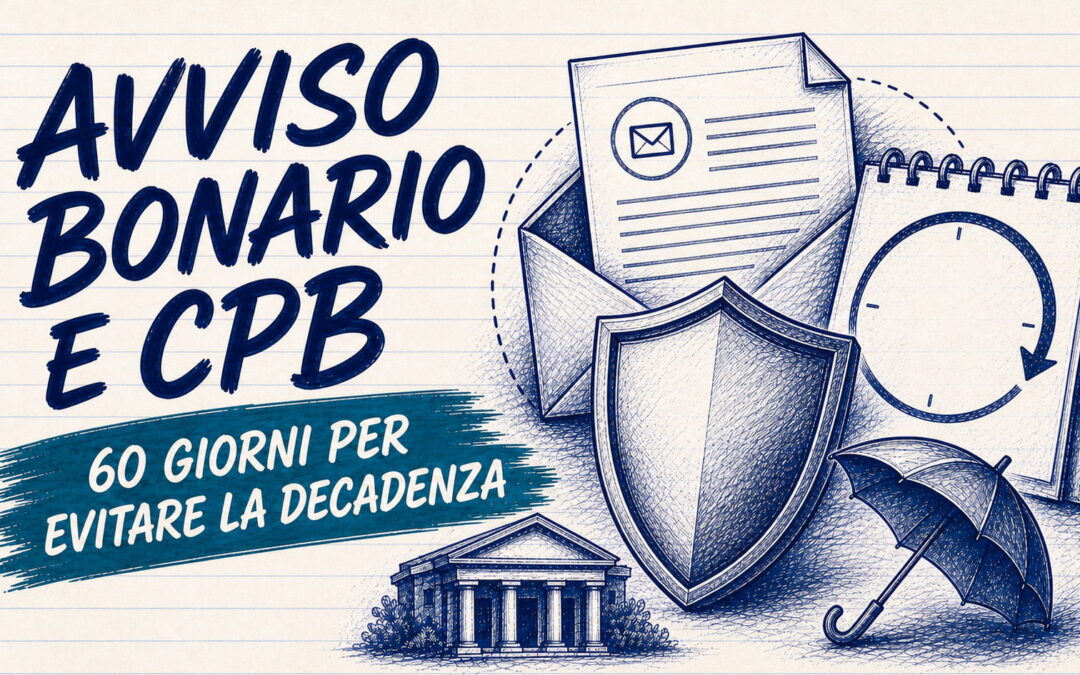 Avviso bonario e concordato preventivo biennale: la decadenza scatta in 60 giorni