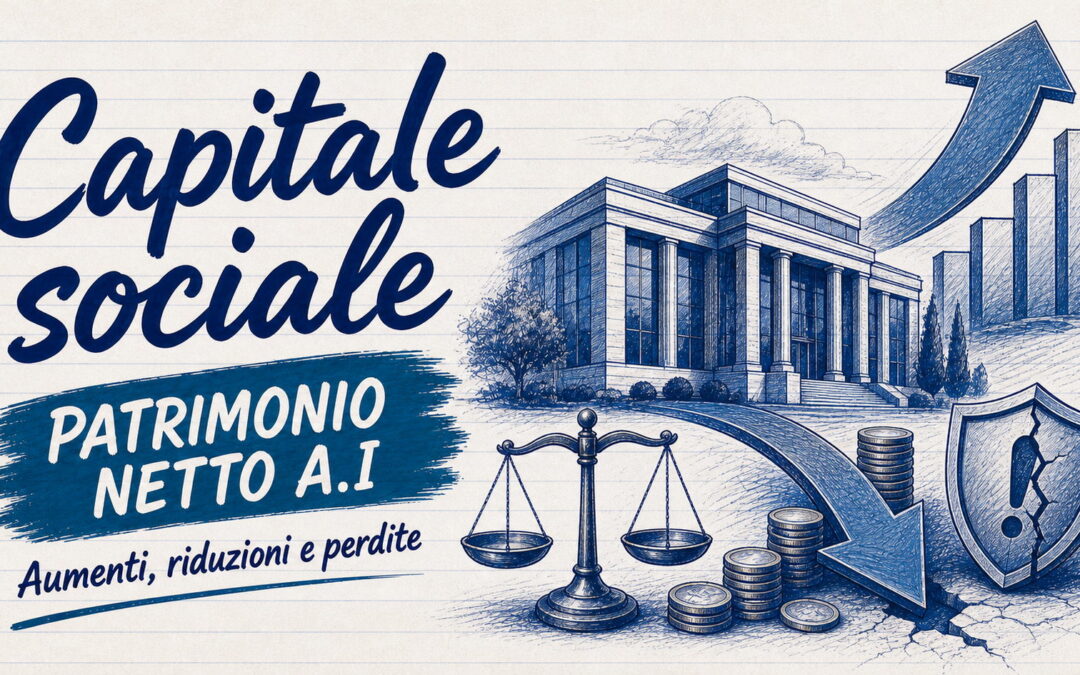 Capitale sociale nel passivo: minimi, aumenti e riduzione per perdite