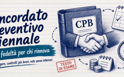 Concordato preventivo biennale, premi fedeltà per chi rinnova