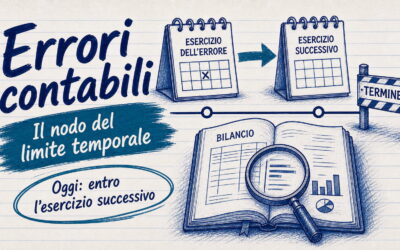 Correzione errori contabili: il nodo del limite temporale