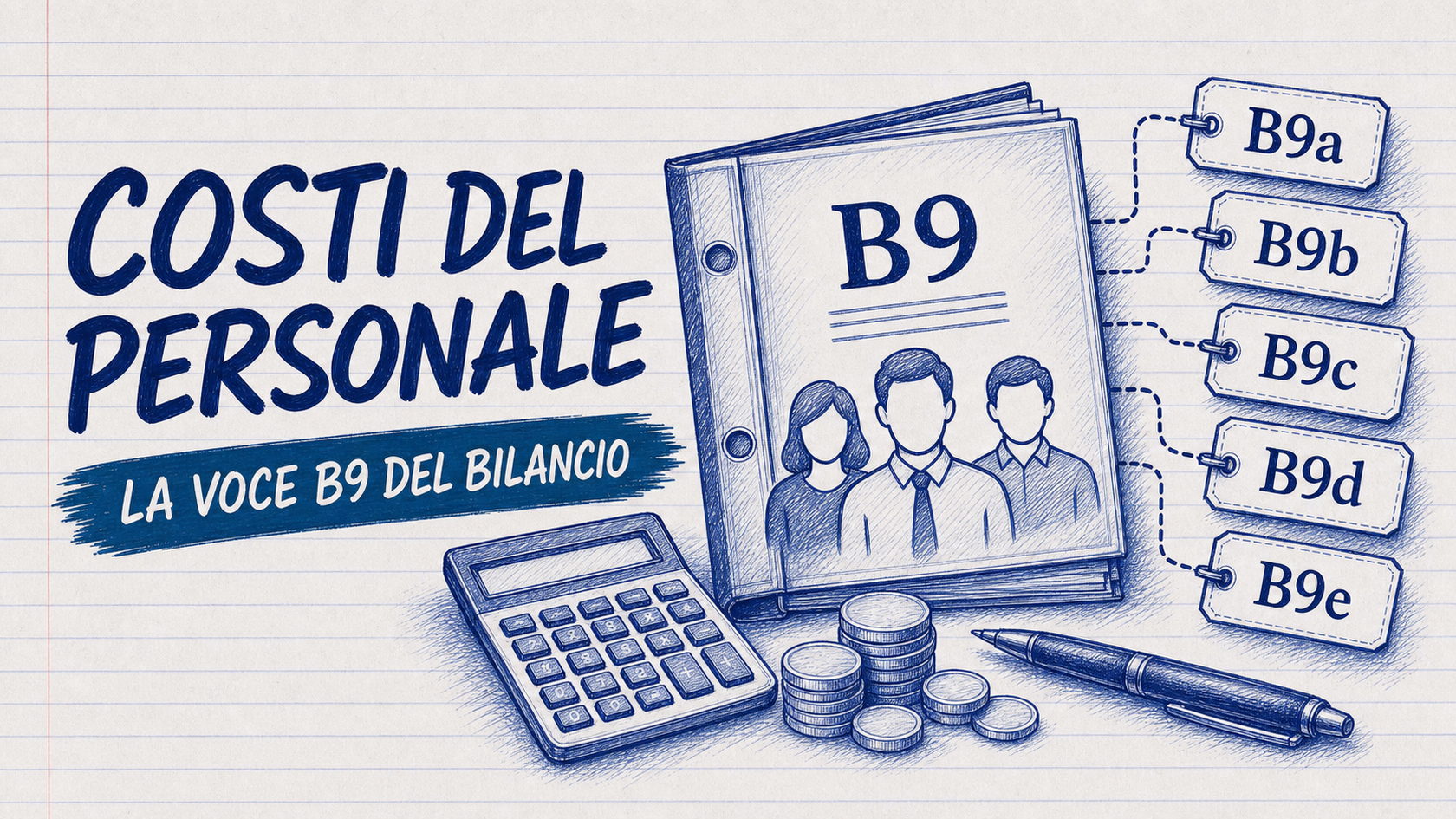 Costi per il personale (voce B9): salari, TFR e oneri sociali