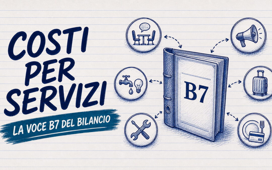Costi per servizi (B7): cosa comprende la voce e come si deducono