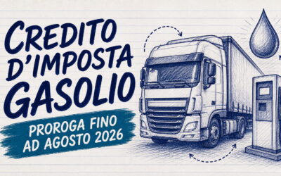 Credito d’imposta gasolio autotrasporto: proroga ad agosto e decreto attuativo