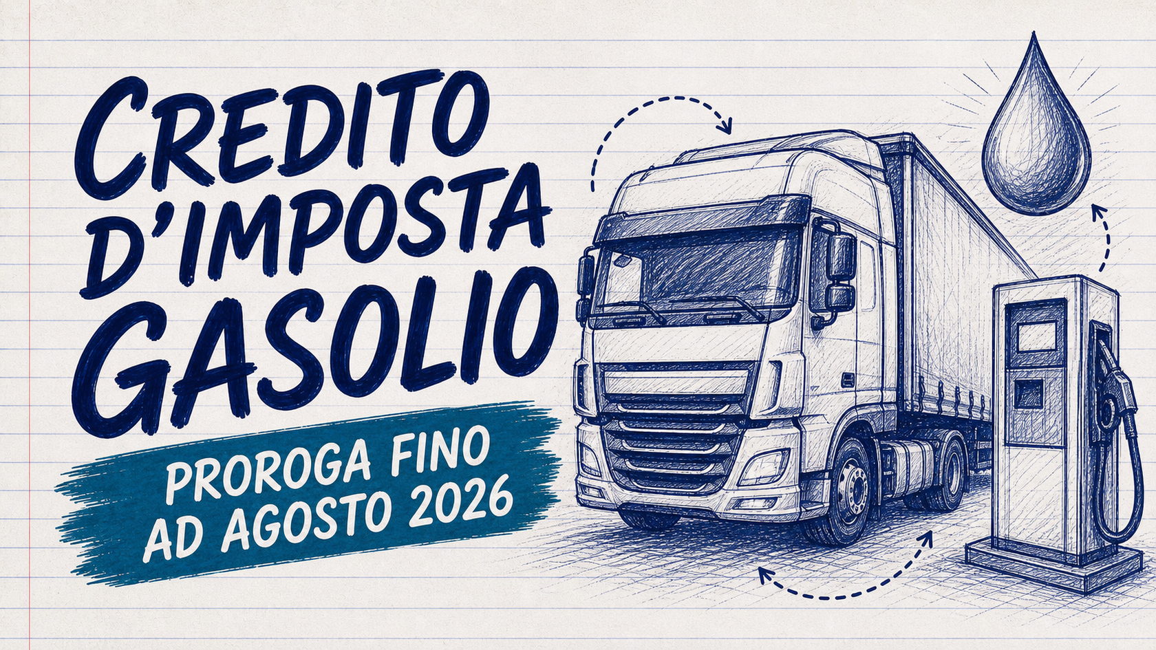 Credito d'imposta gasolio autotrasporto: proroga ad agosto e decreto attuativo