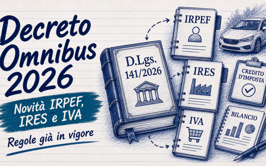 Decreto correttivo Omnibus 2026: novità IRPEF, IRES, IVA