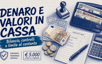 Denaro e valori in cassa in bilancio: regole, limiti e controlli
